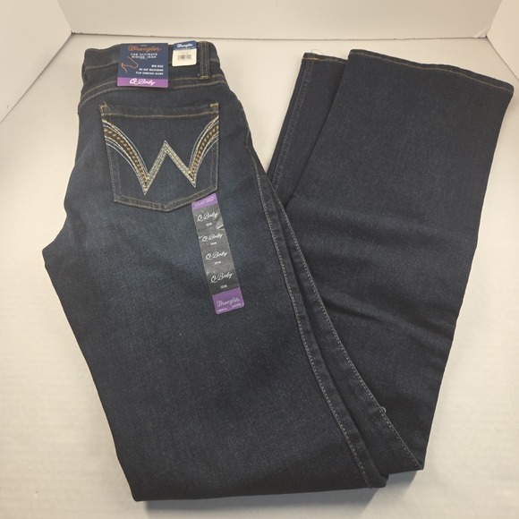 WRANGLER Ultimate Riding Jean Q-Baby Boot Cut‎ Stretch Women's NWT Size 3x36 - Picture 1 of 8